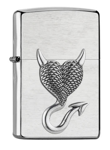 Dieses tolle Zippo Feuerzeug Teufelchen muss man wohl nicht beschreiben, das tolle Emblem auf dem Chrome Brushed sagt wohl alles.