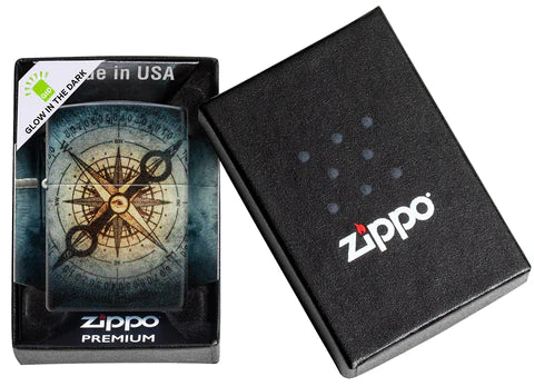 Zippo Kompass Totenkopf